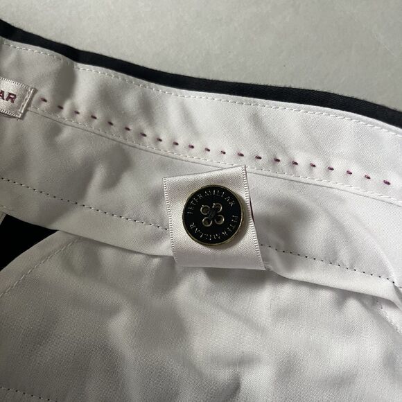 Peter Millar Bermuda Shorts Womens 12 Black Golf Preppy Old Money 11" Inseam EUC - Picture 9 of 10